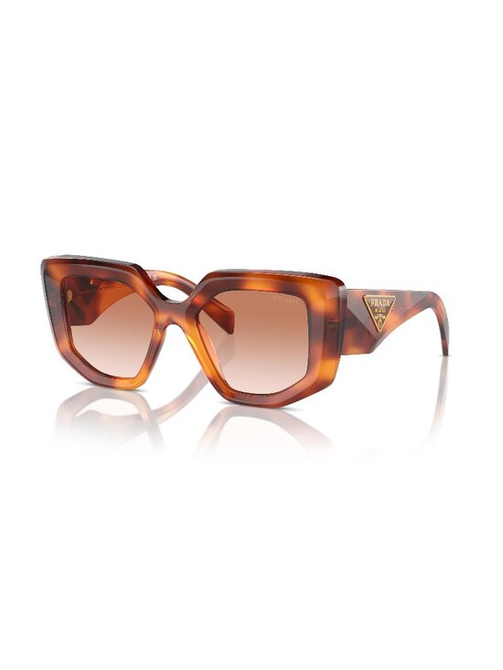 Prada Accessories - New Prada Women's Sunglasses Brown Aviator Lens Acetate Frame PR 14ZS 18R70E 50